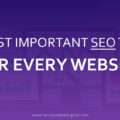 Most Important SEO Tips For Every Website