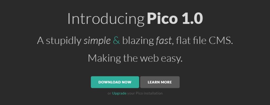 Pico Content Management Systems