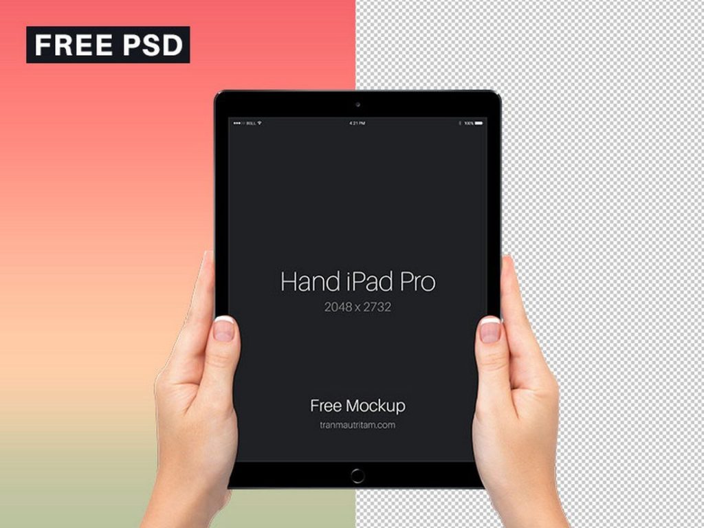 ipad pro free psd