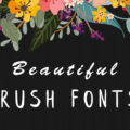 15 Beautiful Brush Fonts For Graphic Designer In 2018