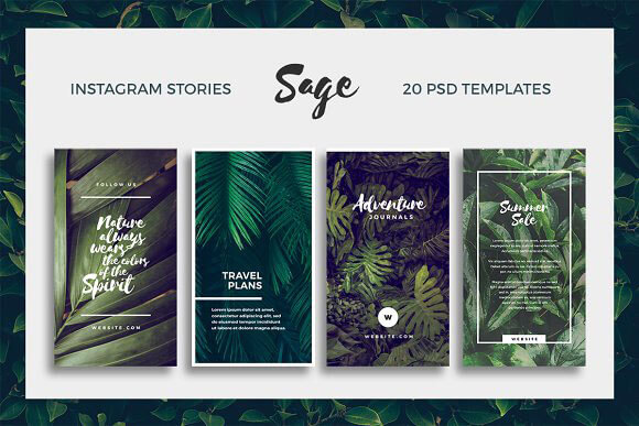 10 Amazing Instagram Stories PSD Templates Download