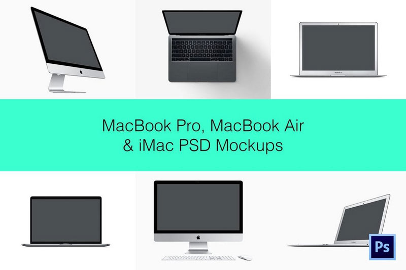 10+ Free Realistic iMac Mockup PSDs Templates Download