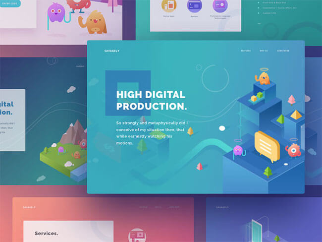 Isometric Illustration Designs In Web Design