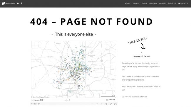 10 Examples Of Creative 404 Error Pages