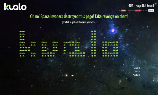 10 Examples Of Creative 404 Error Pages