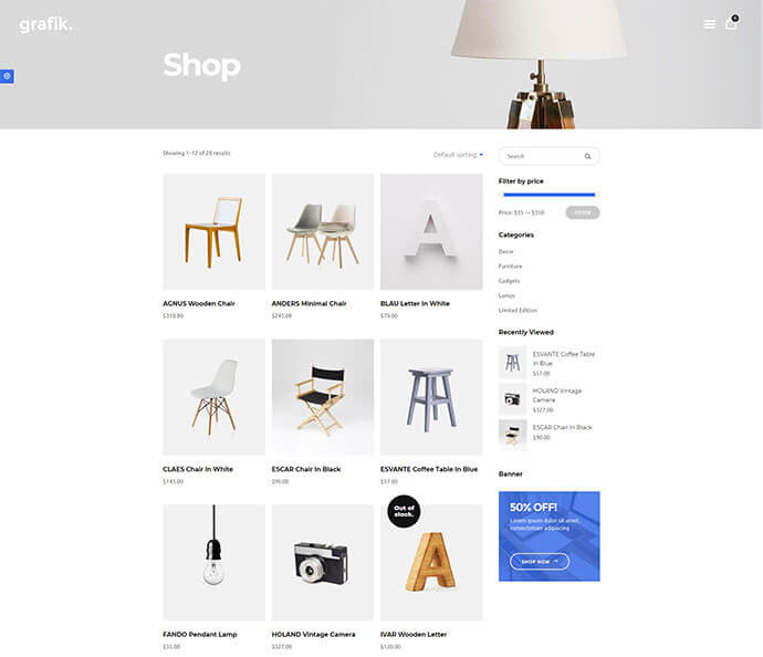 Eocommerce WordPress Themes For Creative Artists