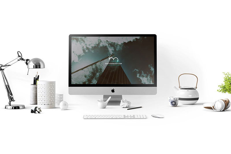 10+ Free Realistic iMac Mockup PSDs Templates Download