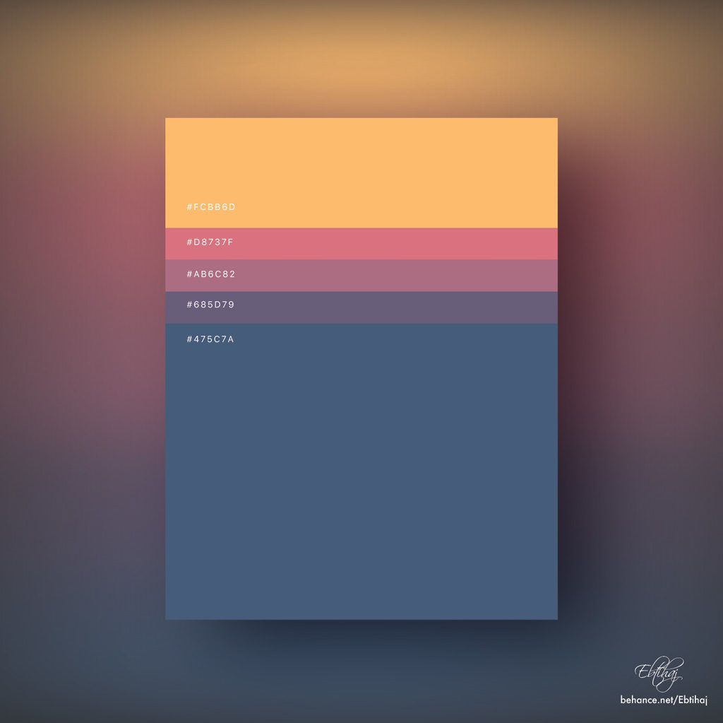 Flat Color Palettes For Your Next Design Project