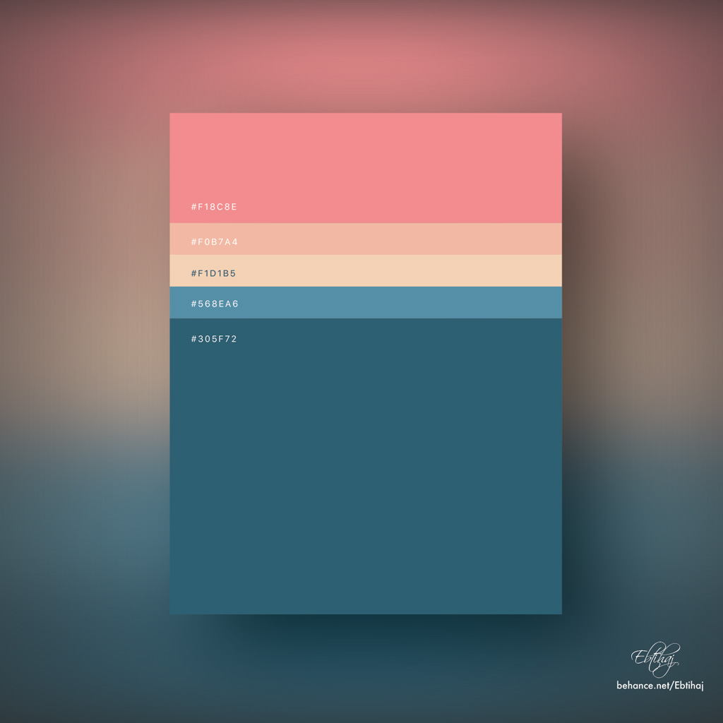 Flat Color Palettes For Your Next Design Project