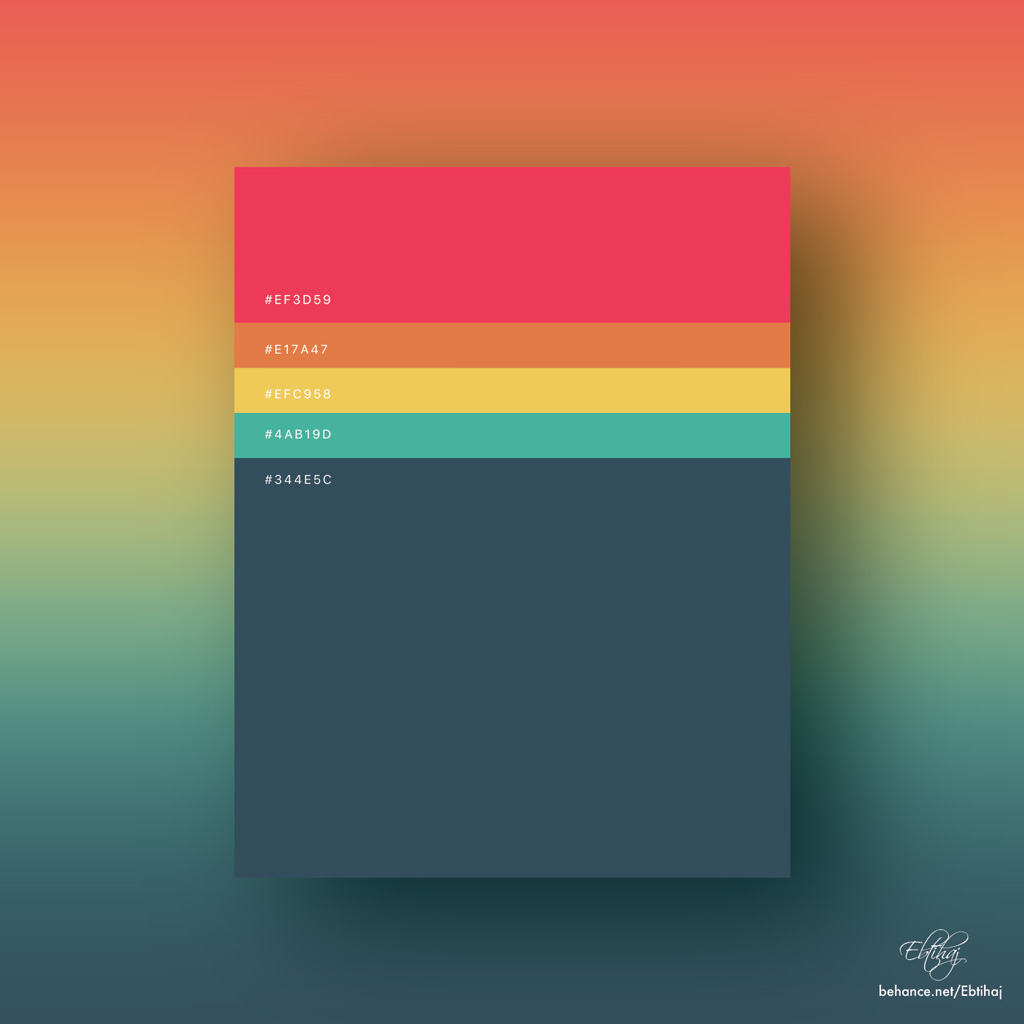 Flat Color Palettes For Your Next Design Project