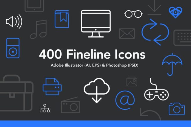 FREE Fineline Icons Download