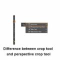 Difference between crop tool and perspective crop tool