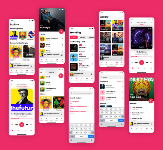 10 Free Mobile App UI Kits For Adobe XD