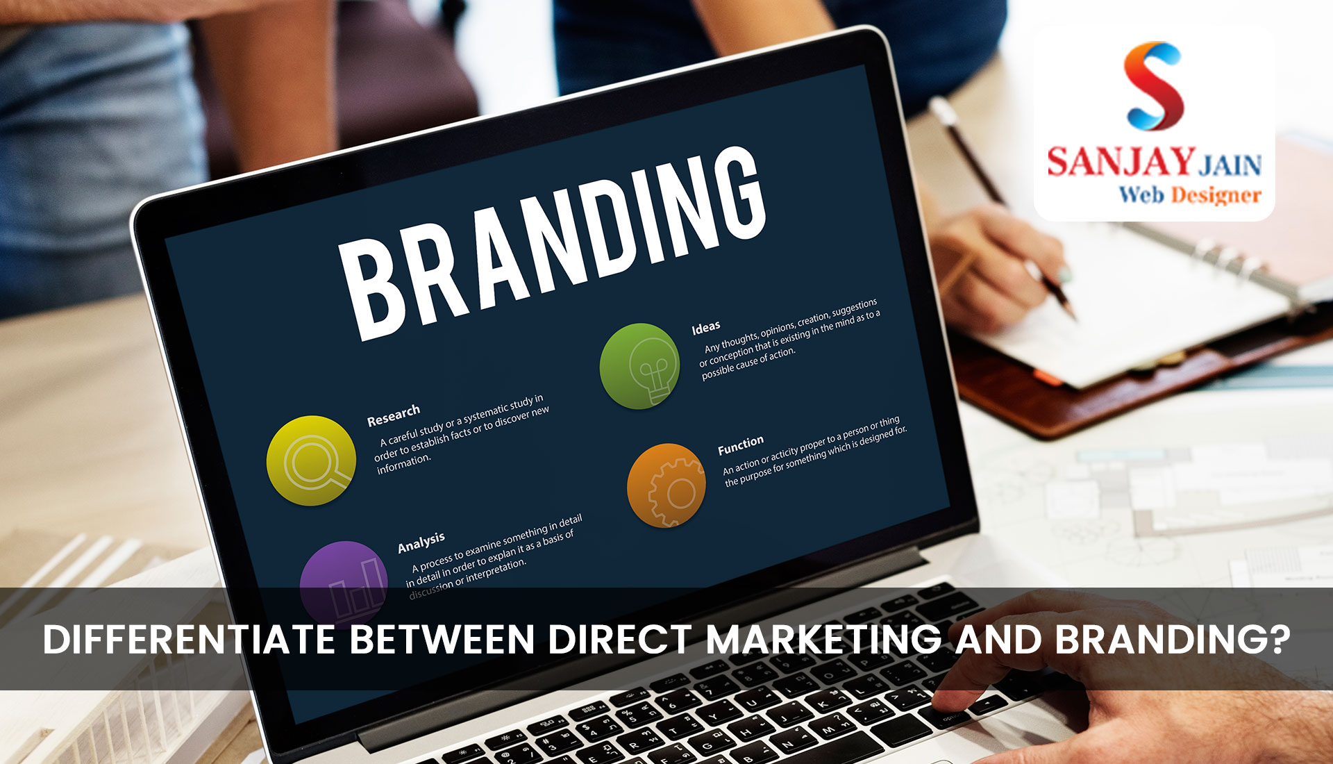 Differentiate between direct marketing and branding?